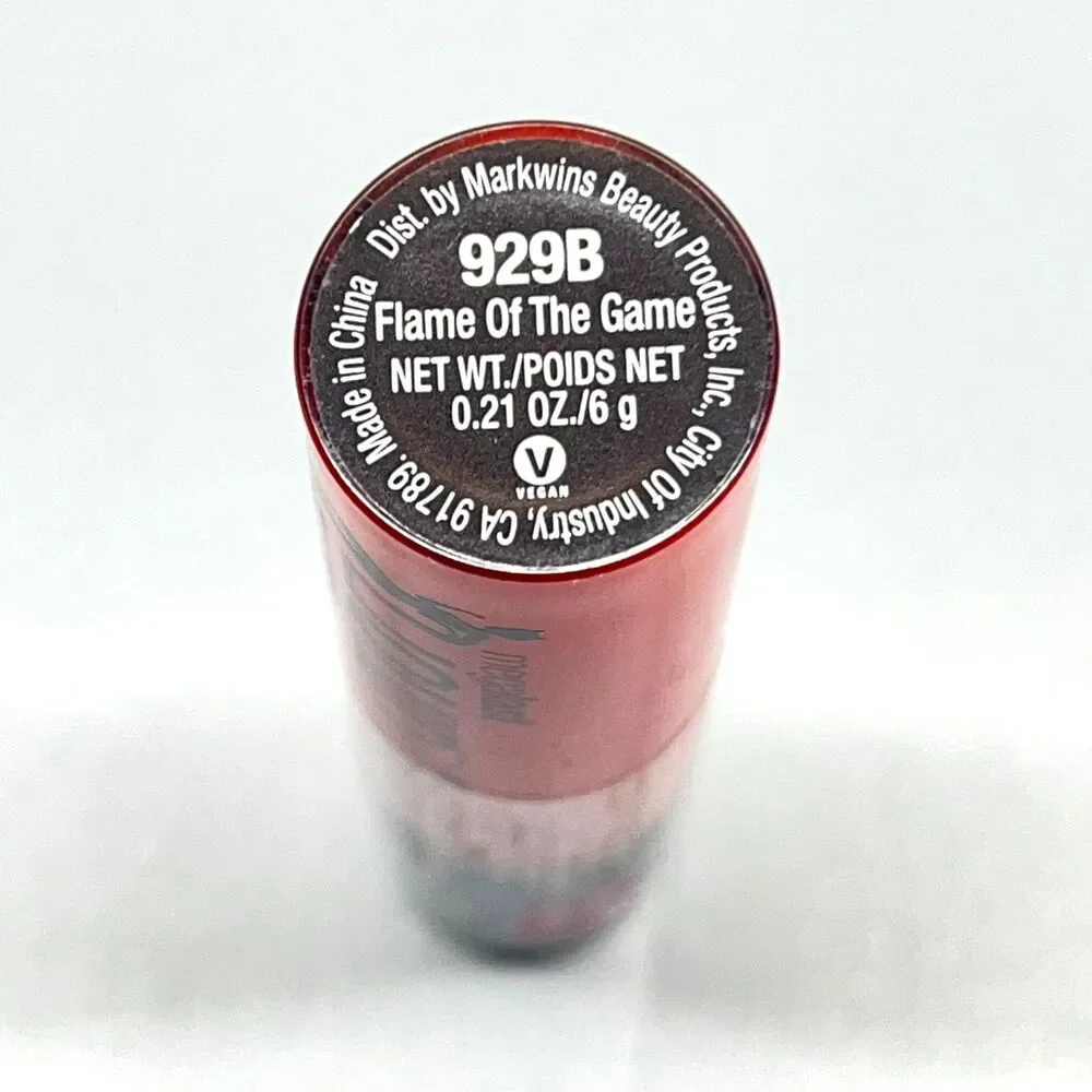 Wet N Wild Megalast Liquid Catsuit Matte Lipstick FLAME OF THE GAME 929B rare